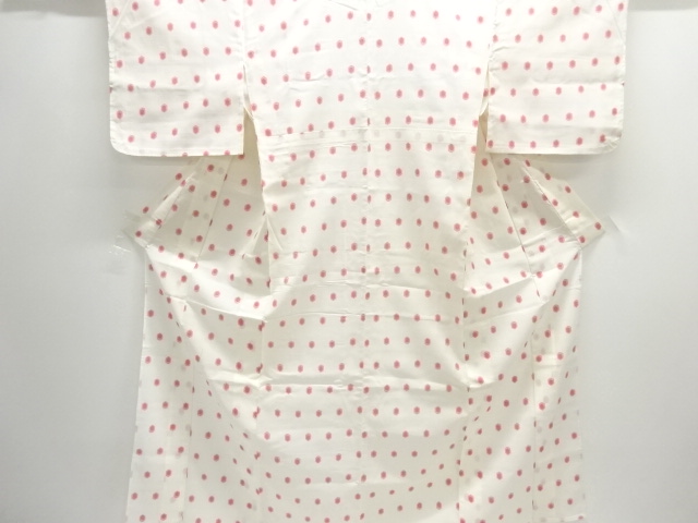 未使用品　亀甲模様夏着物